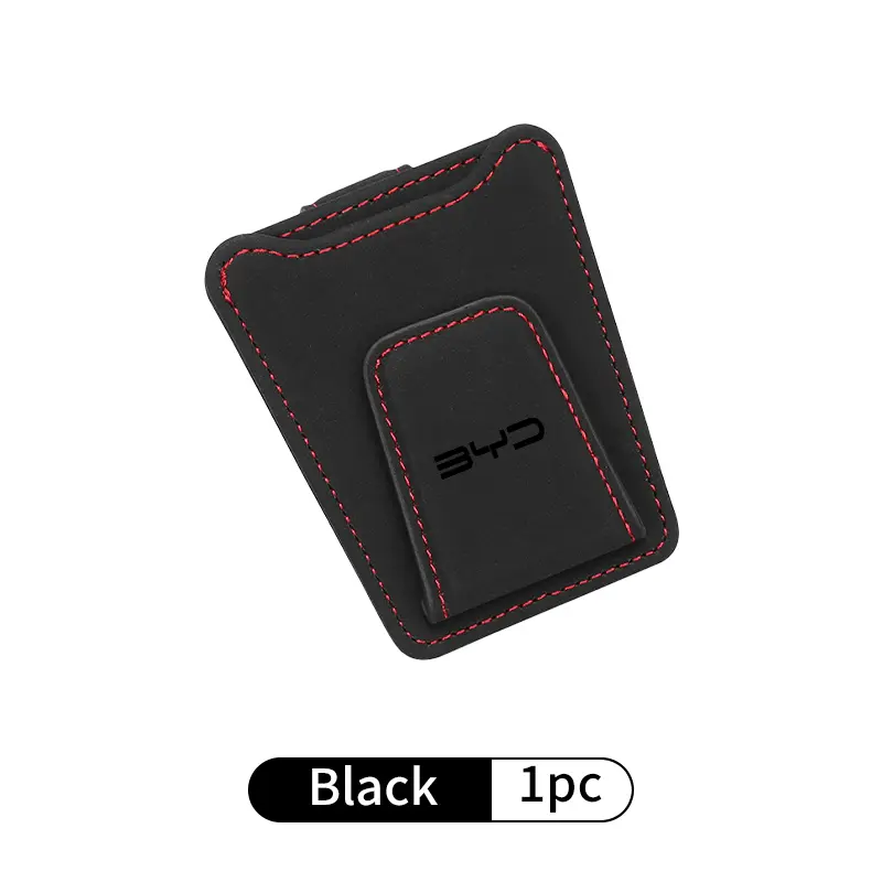 Car Sun Visor Glasses Clip Leather Sunglasses Card Holder For BYD F3 I3 F0 F6 S6 S8 E5 E6 G3 G6 L3 S7 M6 Tang Song Qing Yuan Max - Image 9