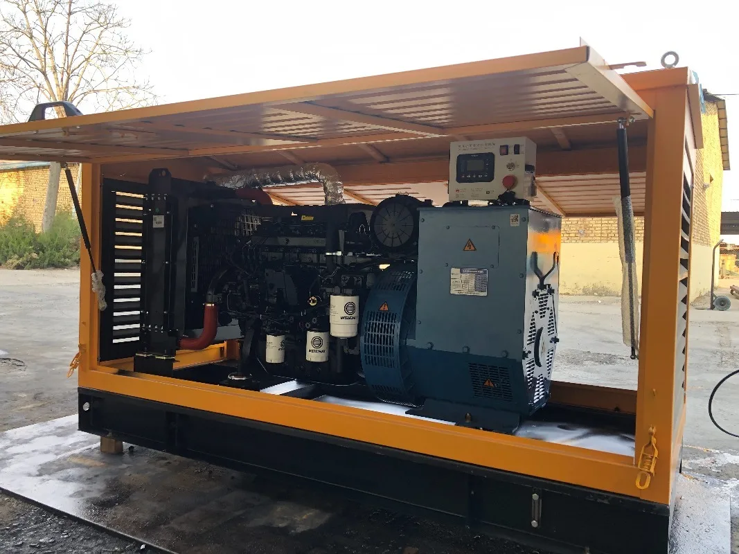 Outdoor Event Mobile Diesel Generator 9kva Portable Wheel Design Easy Move Concert Fair Temporary Stable Clean Power Supply
