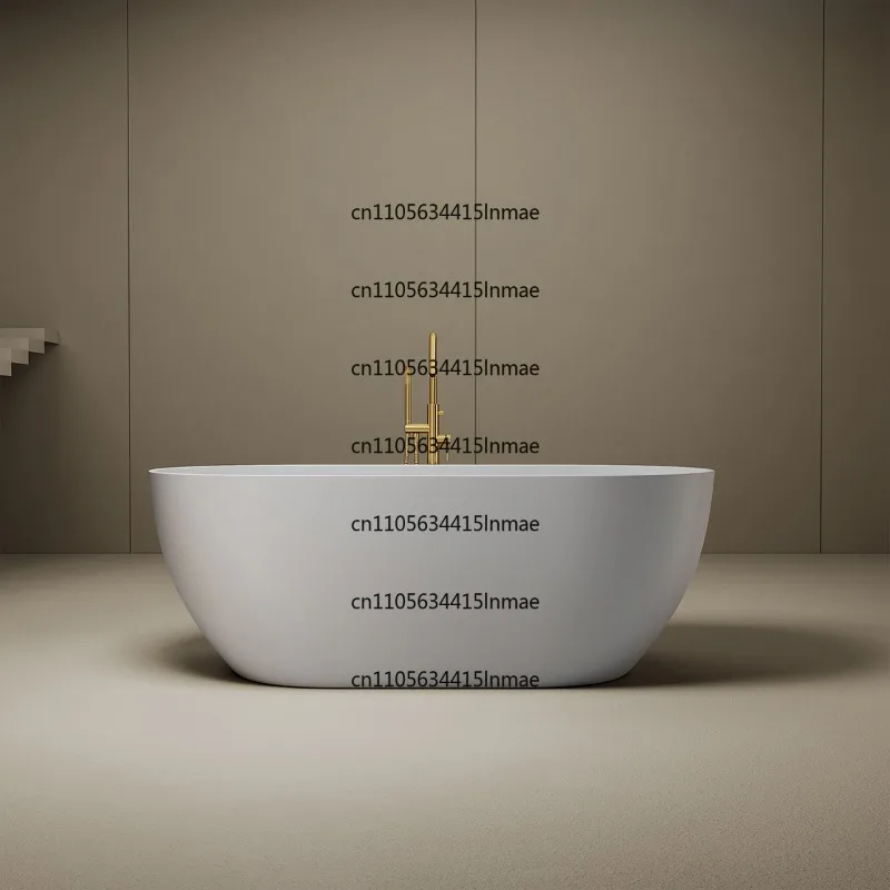 High Quality Soaking Bath Suly Merlin Special Offer Popular Fashionable Arc-shaped Freestanding Acrylic Bathtub