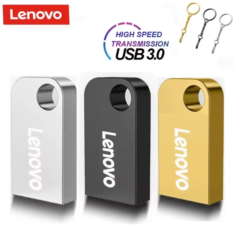 Original Lenovo USB Flash Drive 2TB Metal USB U Disk Flash Drives High Speed Pendrive 1TB Portable USB Memory Drive Accessory