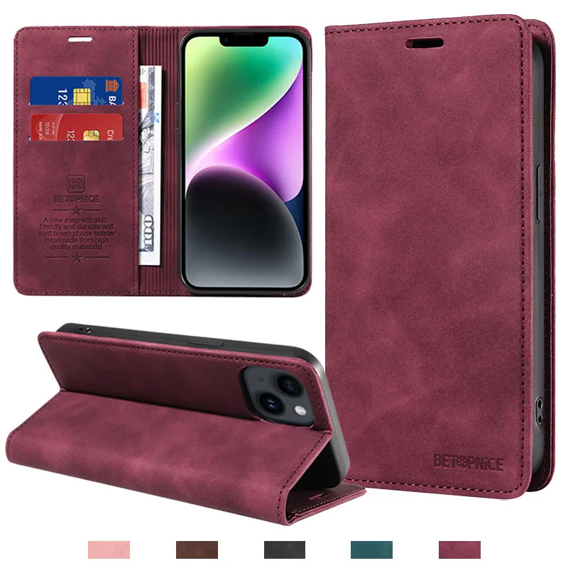 

Anti Theft Brush Magnetic Flip Card Stand Case For POCO X5 X6 X7 F5 F6 F7 M6 M7 Pro Ulltra 5G C50 C51 C55 C61 C65 C71 C75 Cover