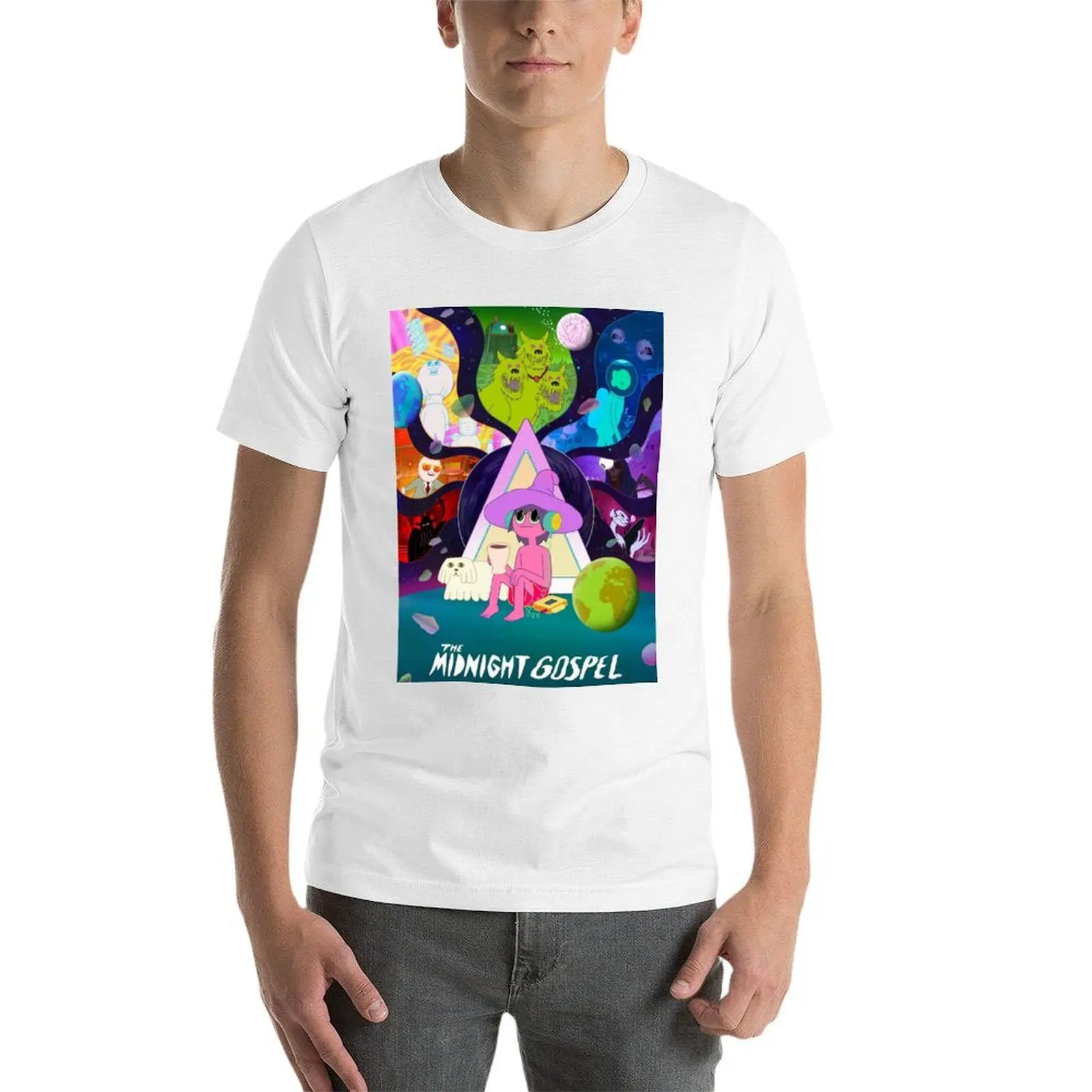 تي شيرت إنجيل للرجال من القطن تي شيرت ناعم مصمم تي شيرت رجالي قطن تي شيرت منتصف الليل
