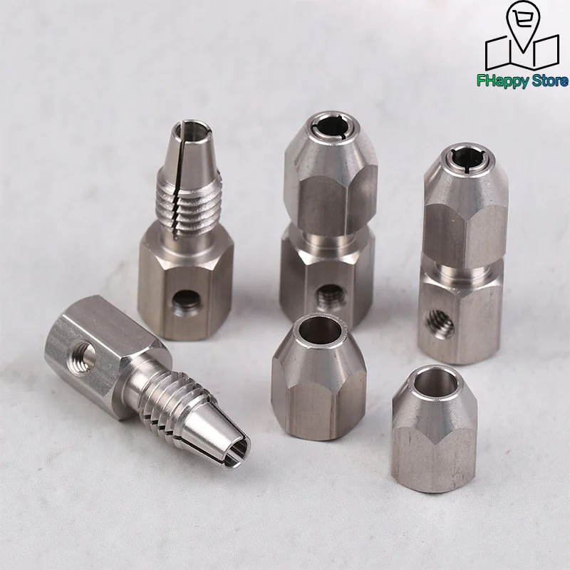 1Set Flexible Coupling Stainless Steel Flex Collet Coupler 3.17/4/5/6MM For Model Electric Boat Parts