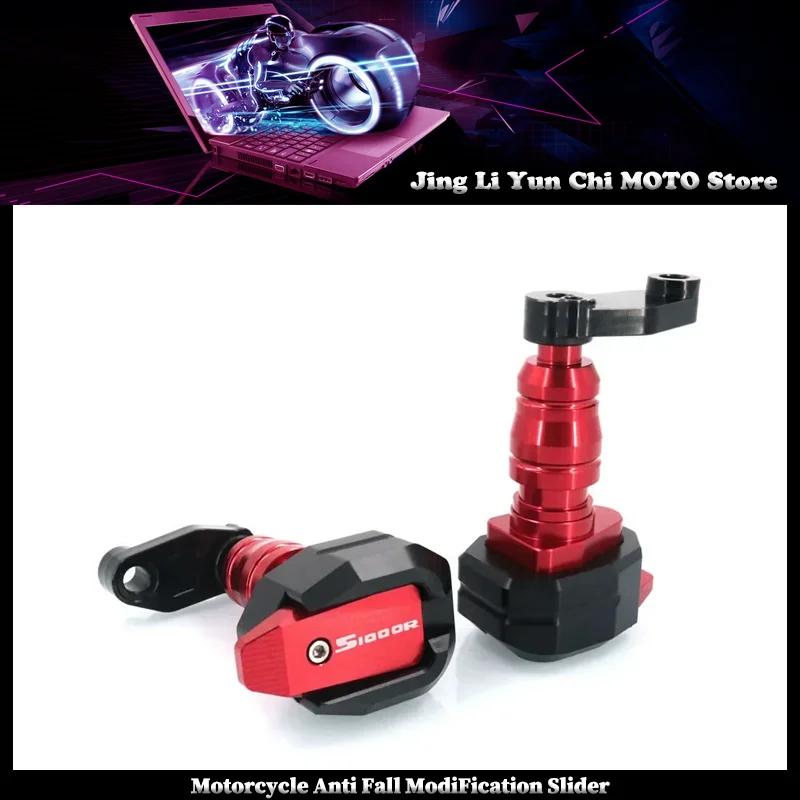 

Motorcycle CNC Falling Protection Frame Slider Fairing Guard Anti Crash Pad Protector For BMW S1000R S 1000 R S1000 R 2017-2020