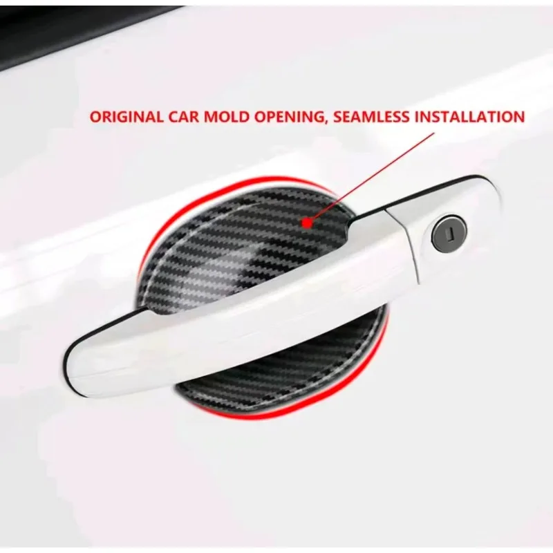 For Ford Focus 2 MK2 3 MK3 2005 - 2018 ABS Car Door Handle Bowl Cover Outer Door Bowl Decoration Sticker Accessories - view 5