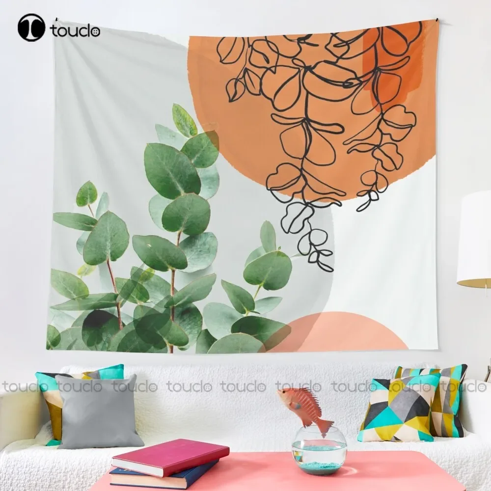 Simpatico V4 Eucalyptus Plant Nature Tapestry Tapestry Wall Hanging For Living Room Bedroom Dorm Room Home Decor Hanging Wall
