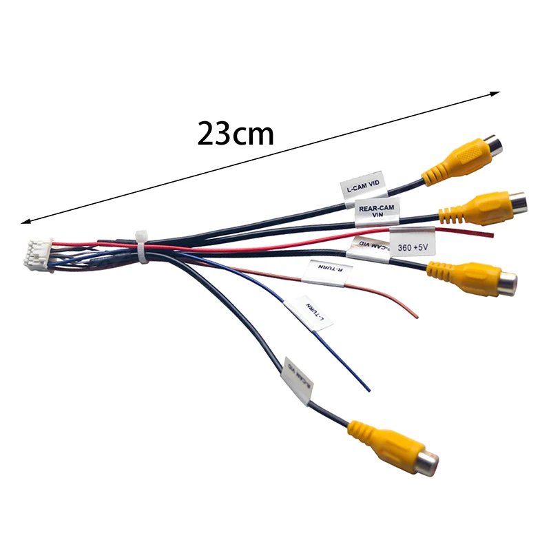 

/KQM/1pc Cable Adapter DIY Accessories Android Head Unit With Built-in 360 Panoramic Camera System 12Pin For