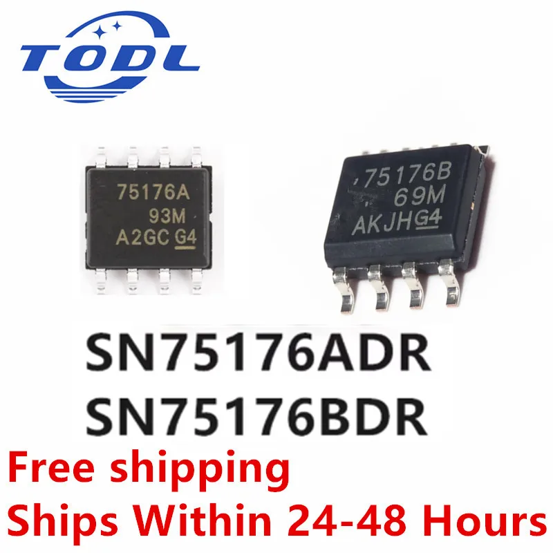 (10piece)100%New SN75176A SN75176ADR SN75176B SN75176BDR 75176A 75176B SOP-8 RS485 RS422 Differential Bus Transceiver IC Chipset