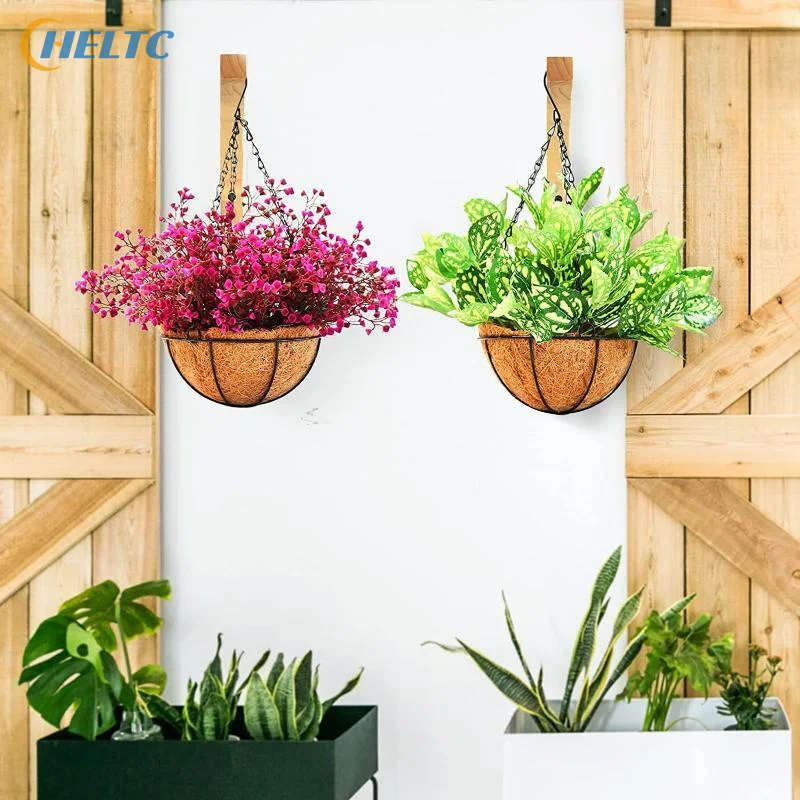 1pcs New Natural Wood Wall Plant Hangers Hanging Flower Pot Hook Flower Bracket For Lanterns Wind Chimes Balcony Home Decor