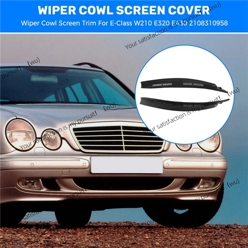 

For Mercedes-Benz E-Class W210 E300 E320 E430 1996-2003 Front Windshield Wiper Cover Screen Trim A2108310958 A2108311058