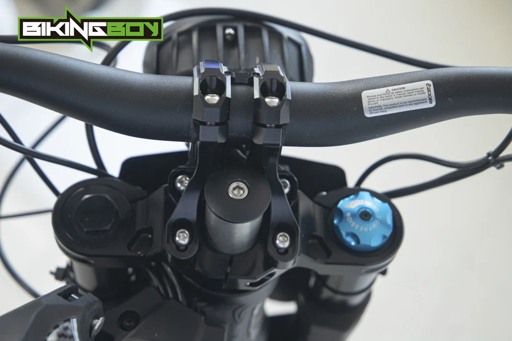 BIKINGBOY Für Talaria Sting Für Sur-Ron Light Bee X Surron LBX Für Segway X160 X260 Vorderer Lenker 1" 1,5" 2" Riser-Halterung – Detail 11
