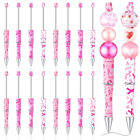 10Pcs Creative DIY Beaded Pens, Diamond Ballpoint Pens, School Supplies, Gifts for Students, Event Giveaways