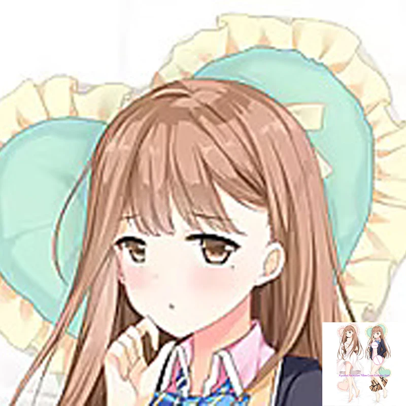 

Anime Pillow Cover Dakimakura Fujinomiya Neko 2 Side Printed Hugging Body Pillowcase Cushion Cover Bedding Decor