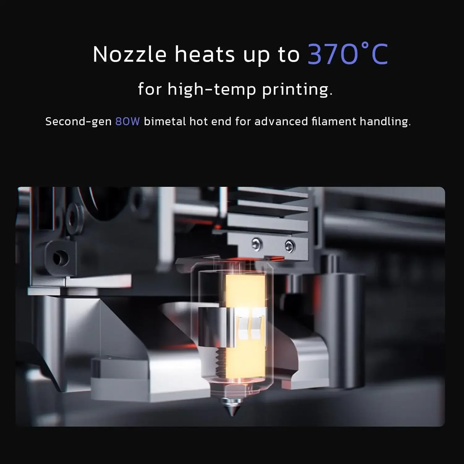 QIDI PLUS4 3D Printer, Max 600mm/s High-Speed Printing, 65℃ Chamber Heat, Fully Auto Leveling, 370°C Direct Extruder with Integr