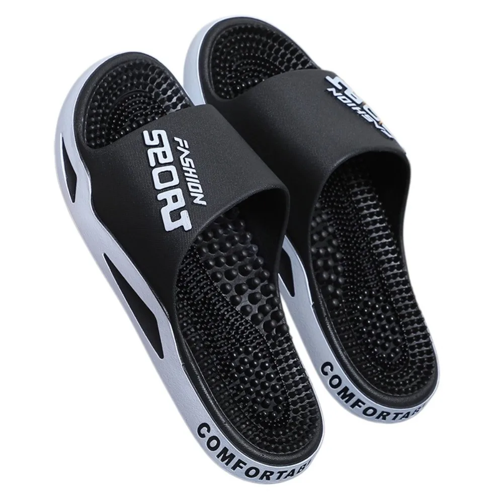 Non-Slip Foot Massage Slippers Feet Care Creative Acupressure Massage Slippers Casual PVC Acupoint Foot Slippers Men Women