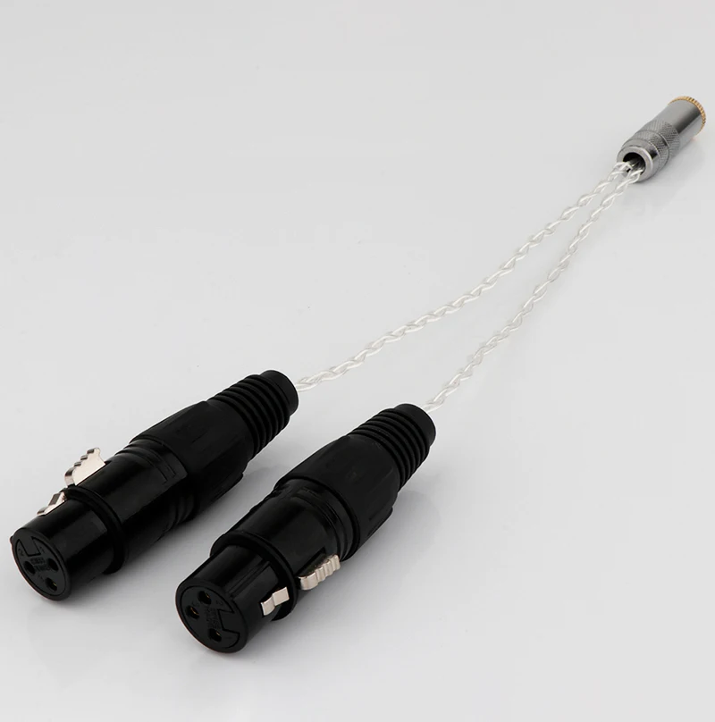 HiFi 4,4mm auf 2XLR Audiokabel 3-Pin XLR auf 4,4mm Buchse Audio-Adapterkabel 4,4mm TRRRS-Stecker für Verstärker Lautsprecherkabel – Detail 3
