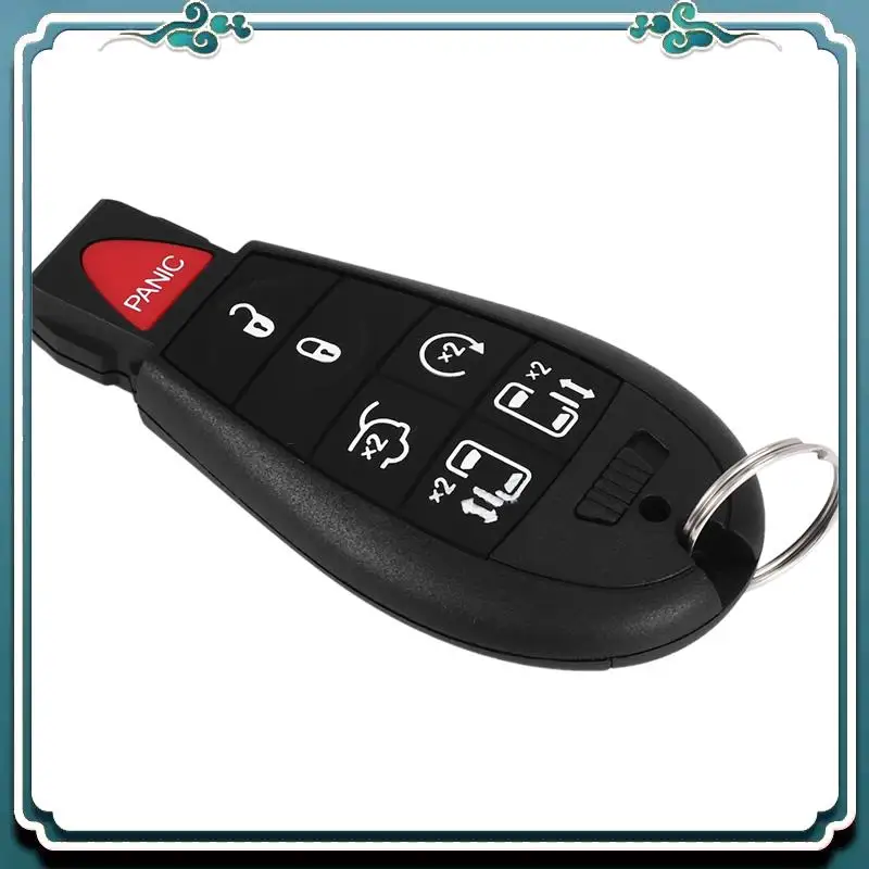 ABTU-Telecomandi per auto Portachiavi a 7 pulsanti compatibile per Chrysler Town Country 2008-2015 Dodge Grand Caravan 2008-2014