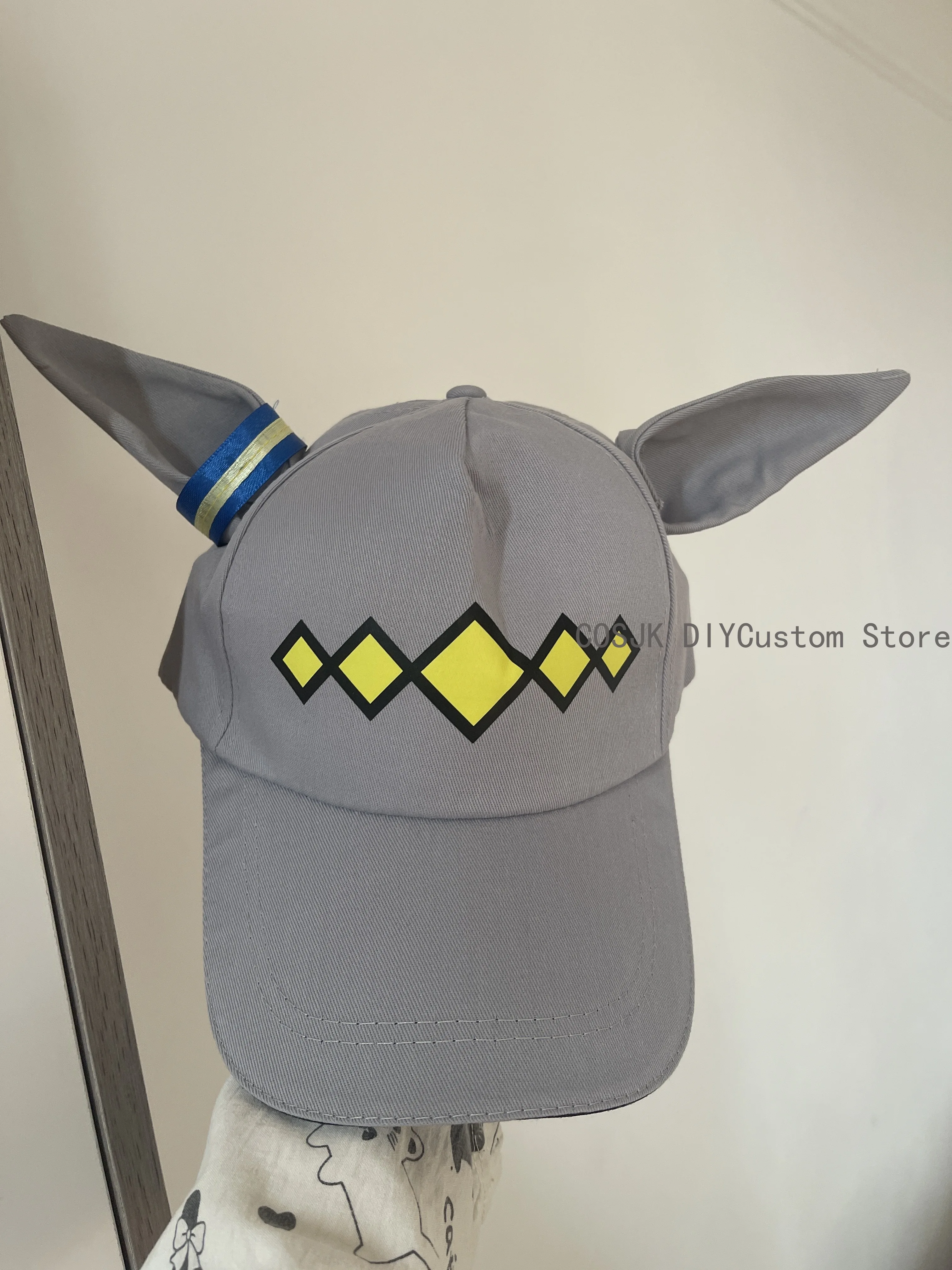 أنيمي Umamusume: جميلة ديربي أوغوري قبعة الأذن بلغت ذروتها قبعة الصيف قبعة الشمس الكرتون قبعة بيسبول الدعائم تأثيري اكسسوارات هالوين #6