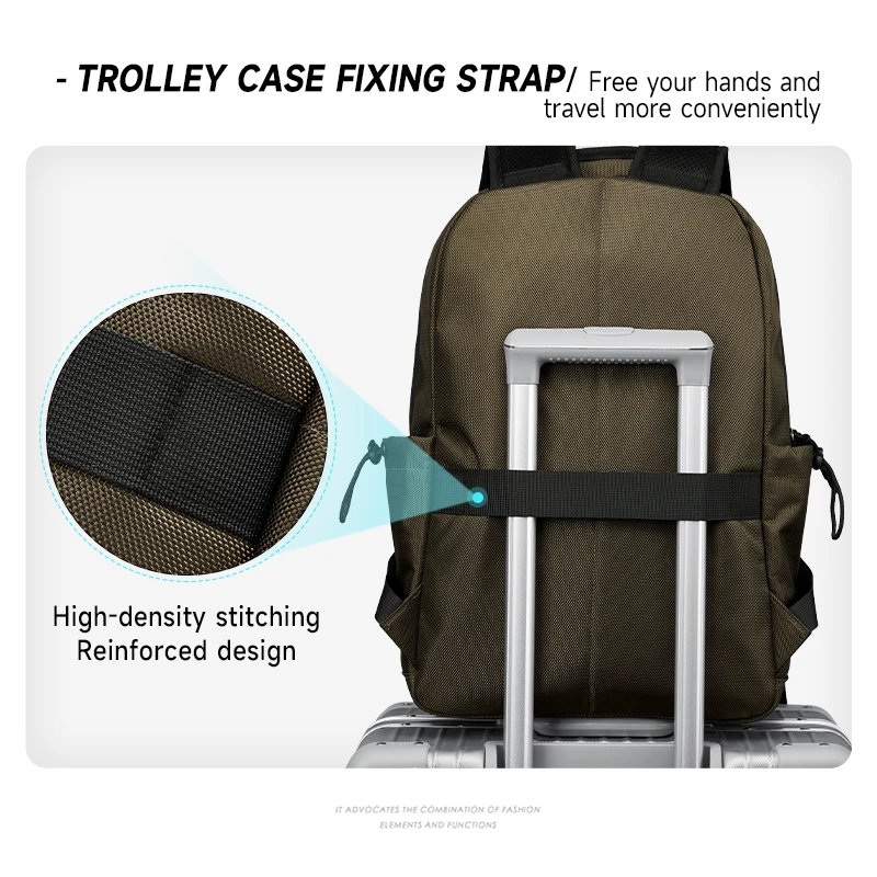 Large Capacity School Backpack Men Travel Backpack Business Expanded Hiking Backpack Laptop Storage Bag Women Waterproof Fashion