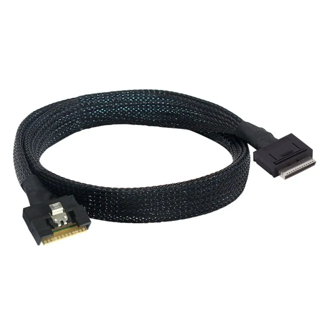 Chenyang SFF-8611 8i to SFF-8654 8i 8x Oculink PCIe PCI-Express Slimline SSD Data Active Cable 50cm