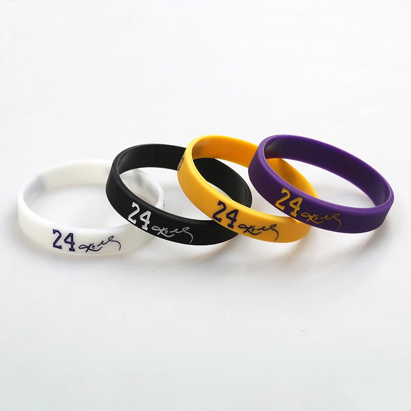 1PCS Boys Gift Fashion Jewelry Basketball Outdoor Silicone Wrist Band Rubber Elastic Bracelet Fans Souvenir