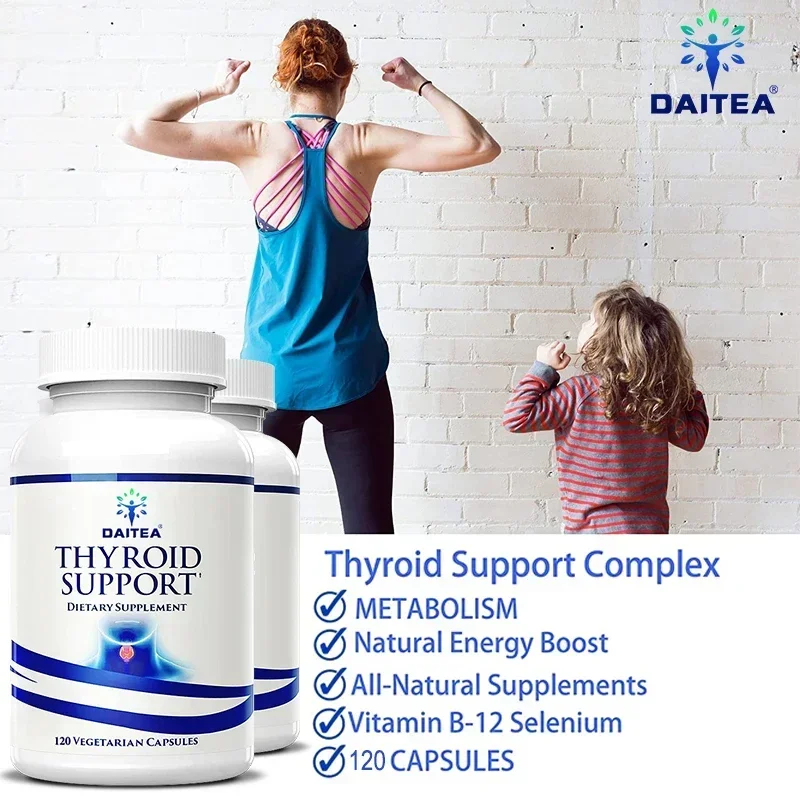 Iodine Thyroid Support Supplement Dietary Thyroid Support & Protection Vitamins & Minerals Support Metabolism & Overall Health