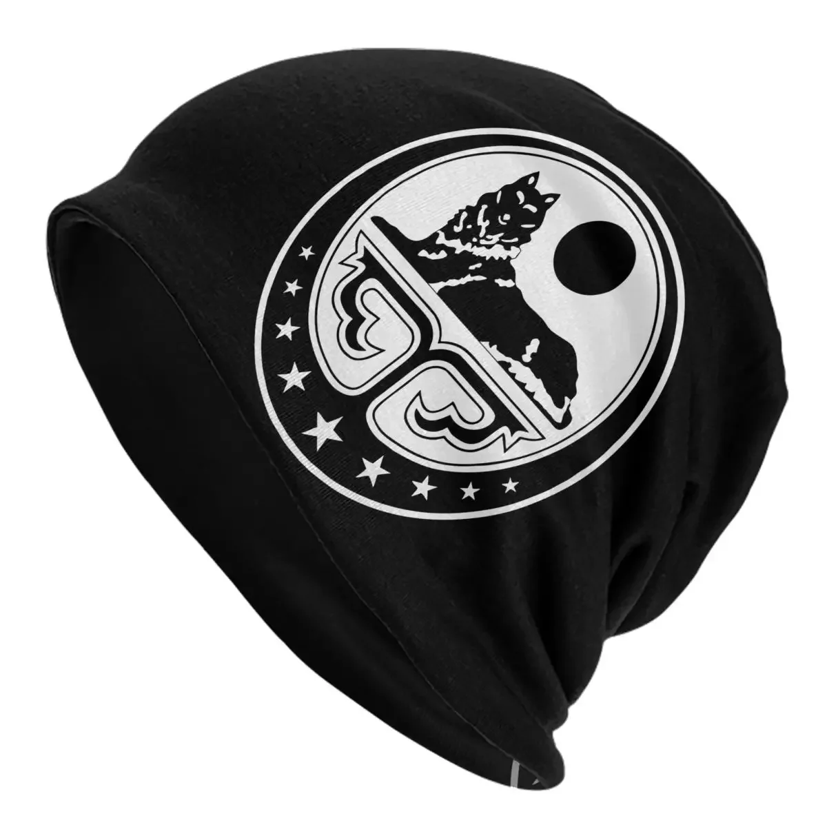 Chechen Coat Of Arms Ichkeria Bonnet Hat Autumn Winter Street Skullies Beanies Hat for Men Women Warm Dual-use Caps