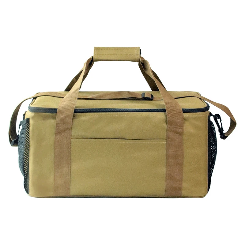 Outdoor Cooking Bag Waterproof Camping Travel Organizer Bag Thermal Cooler Lunch Box Portable Large Capacity Storage Handbag