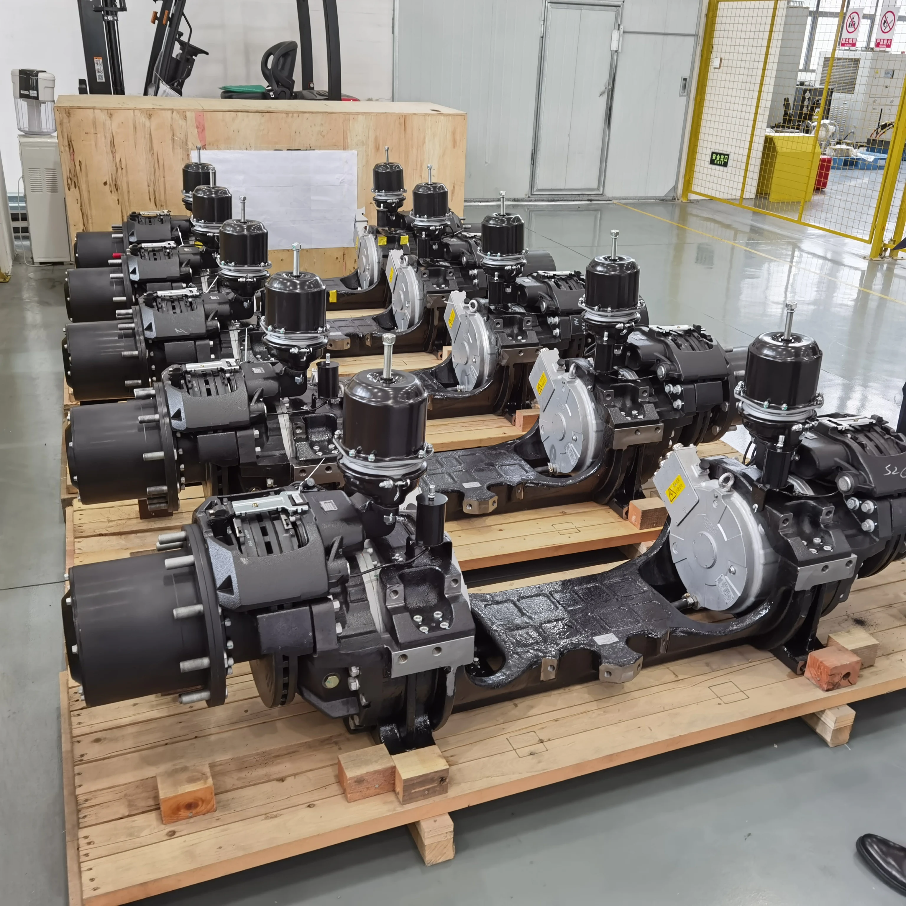 محرك المحور الخلفي للسيارة الكهربائية من Brogen ومحور الشاحنة الكهربائية التفاضلية Ev