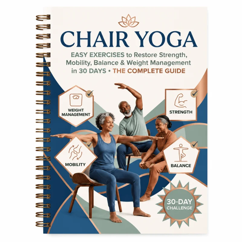 Health Wellness Vitality - Chair Yoga Vitality& Wellness Journal| Gentle