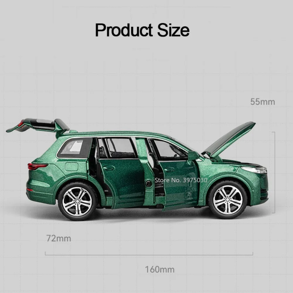 1/32 wiodący idealny pojazd do symulacji Model samochodu zabawka odlew ze stopu EV, kolekcja świateł dźwiękowych, zabawka na prezenty dla dzieci