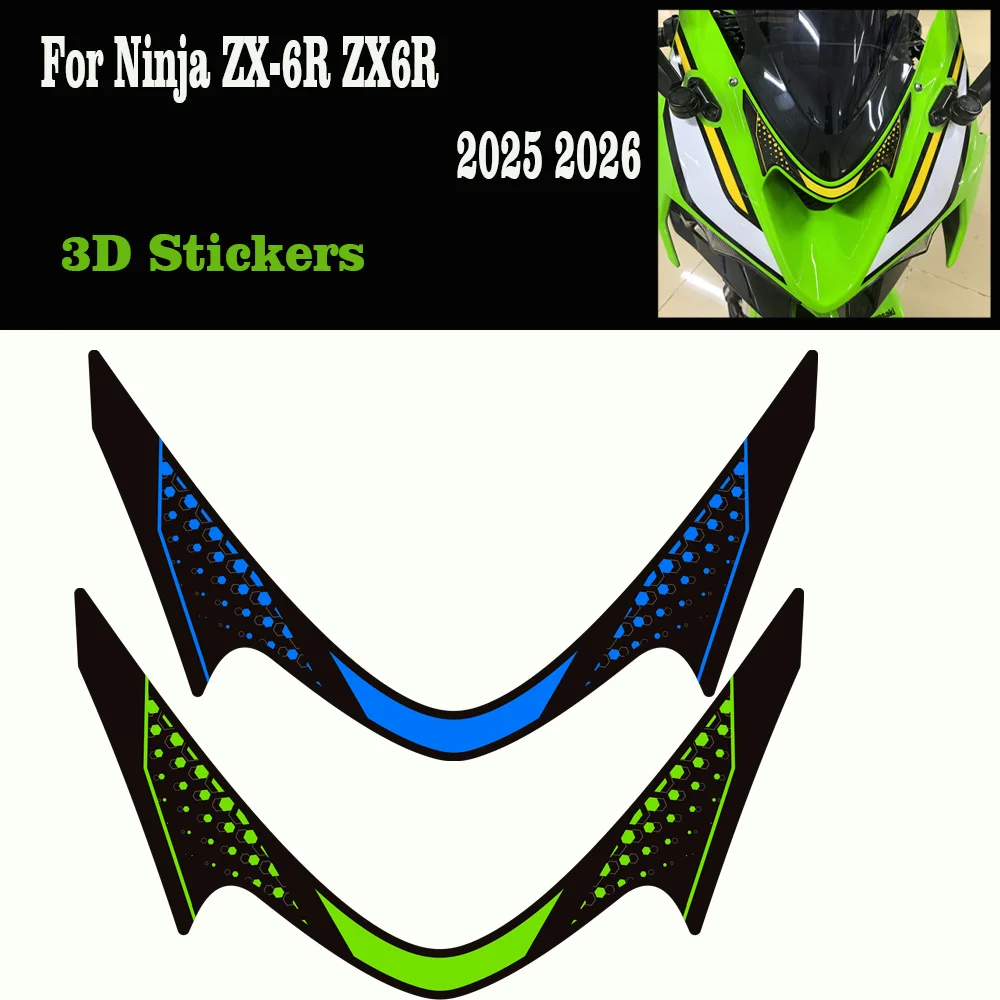 

Для kawasaki Ninja ZX-6R ZX6R ZX-6R ZX-6R накладка на бак для газа, мазута, протектор, передний обтекатель, крыло, 3D наклейки, наклейки