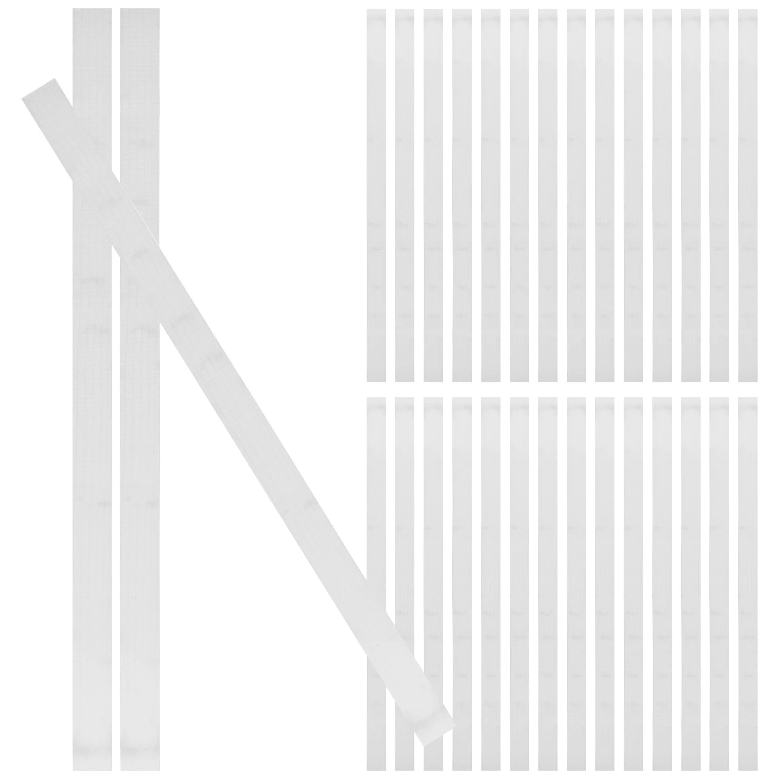 

30pcs Bookbinding Glue Strips Mesh Reinforced Tape For Documents Repair Office Supply Book Repair Tape Spine Adhesive Strips For