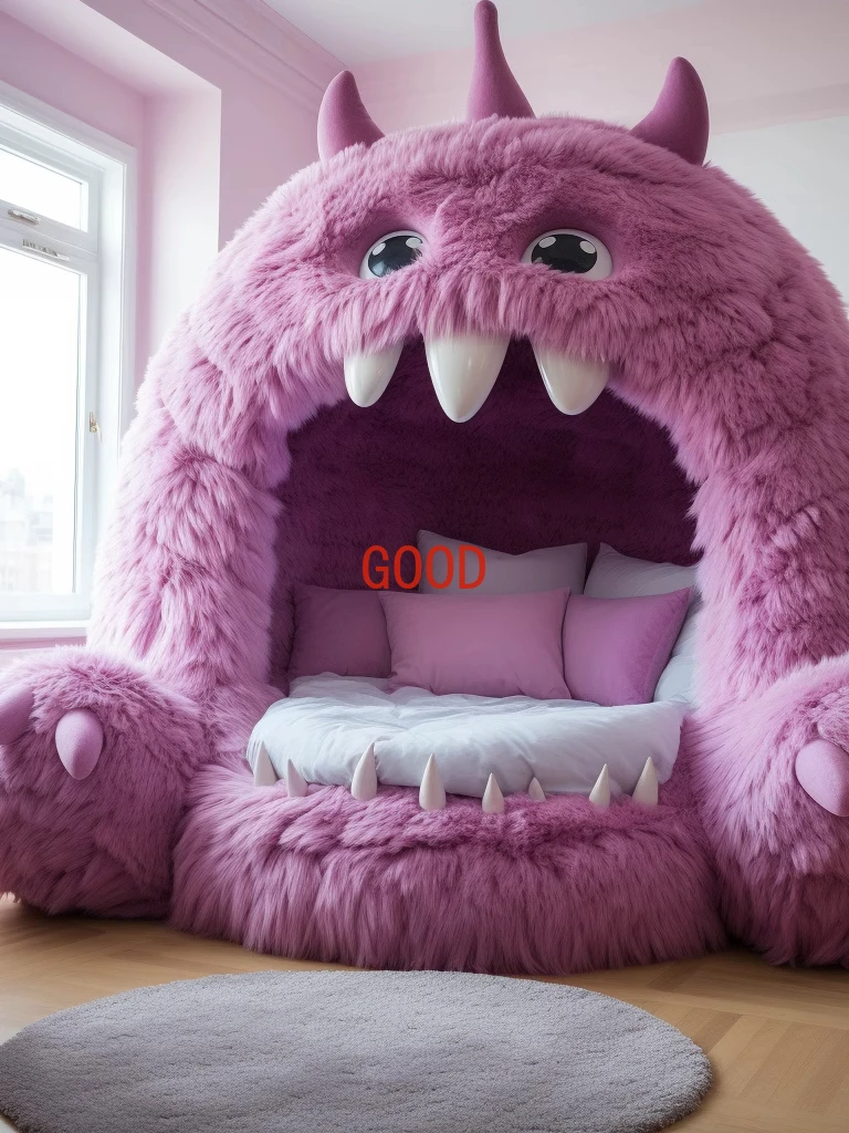 High-end furniture custom factory small monster fairy bed Round bed