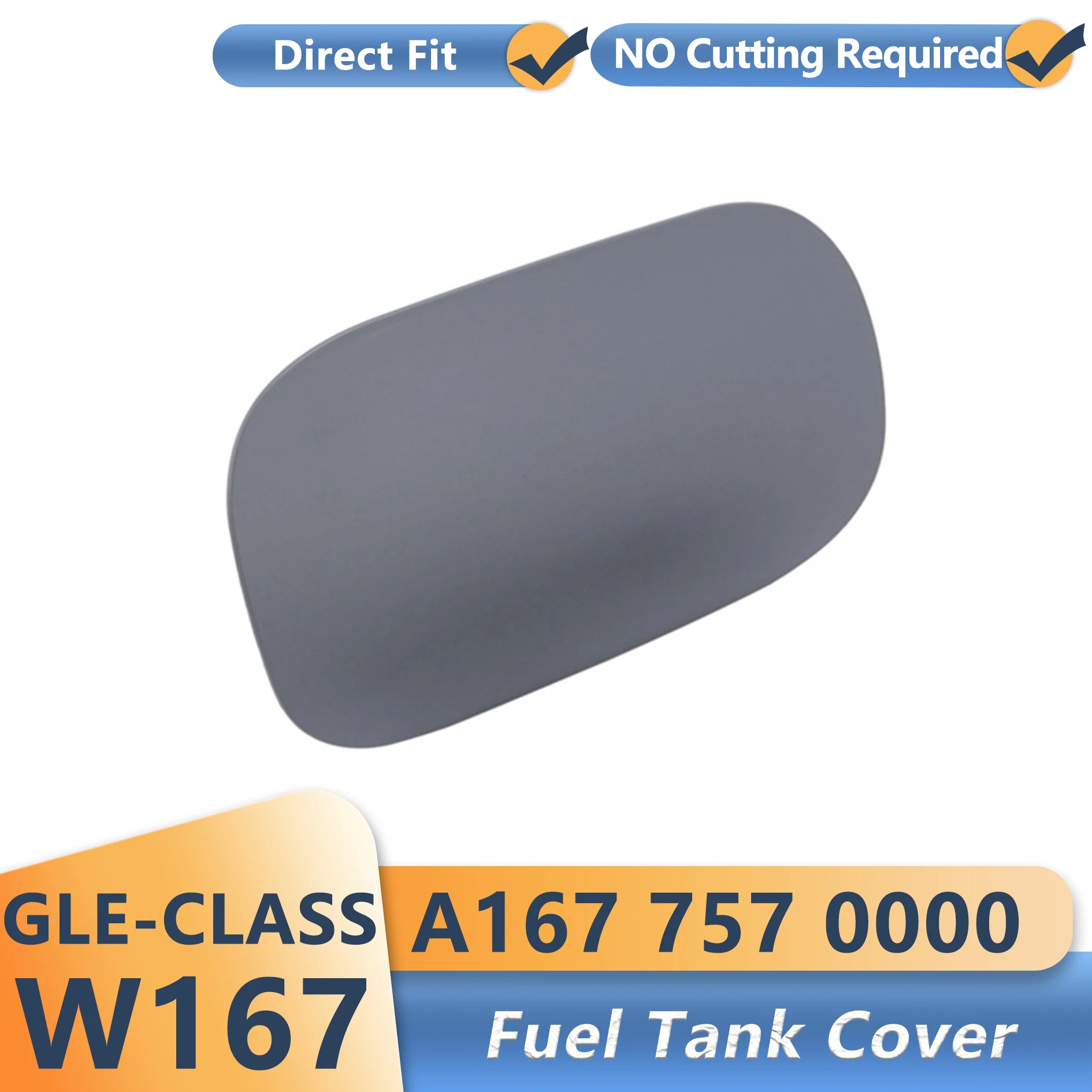 A1677570000 Fuel Tank Filler Door Lid Flap For Mercedes Benz 2020-2025 GLE-Class W167 GLE350 GLE450 GLE580