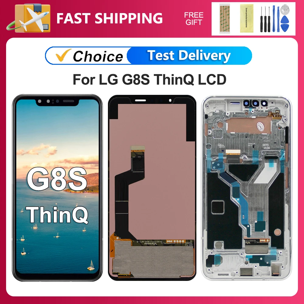 oem-lg-g8s-thinq-621-''lg-g8s-lmg810-lm-g810-lmg810eaw-ディスプレイタッチスクリーンデジタイザアセンブリの交換