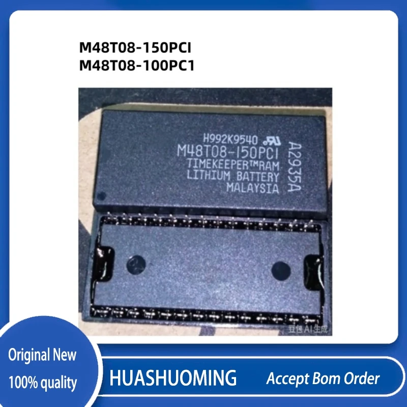 10pcs/lot N   M48T08-150PCI      M48T08  DIP-28
