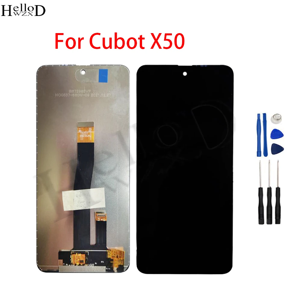 New Tested LCD Display For Cubot X50 LCD Display Touch Screen Digitizer Assembly Front Screen Replacement