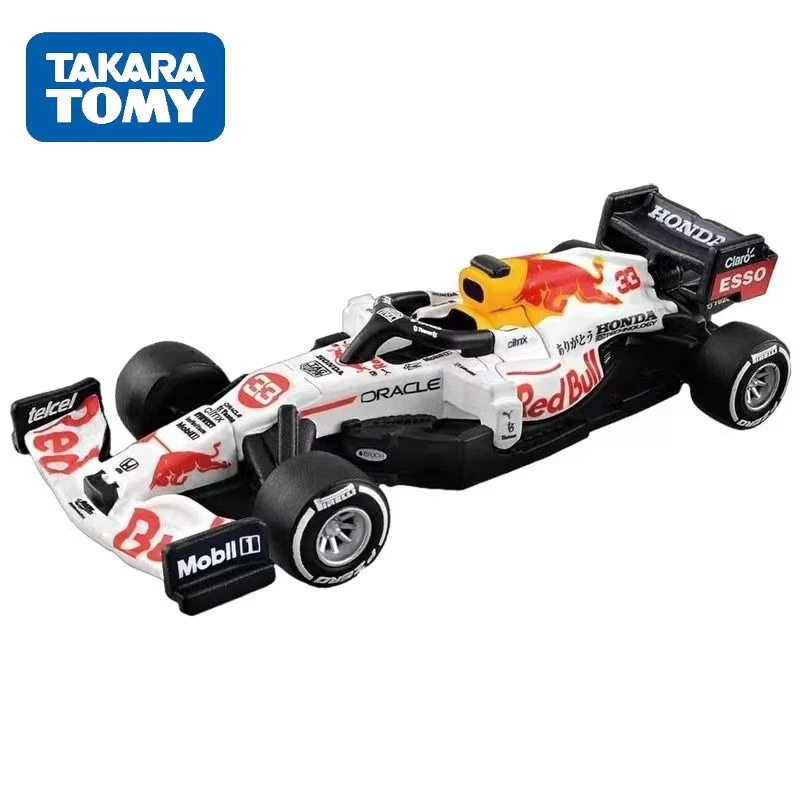 Authentic TOMY Tamiya Black Box Racing Series Red Bull F1 Formula RB16B Four-Wheel Drive Brothers Alloy Car Model