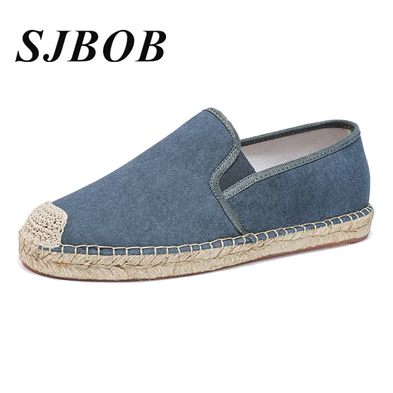 

Синие парусиновые лоферы, мужские эспадрильи, большие размеры 39-46, мужские туфли на плоской подошве, удобная повседневная обувь для мужчин, zapatos para hombre