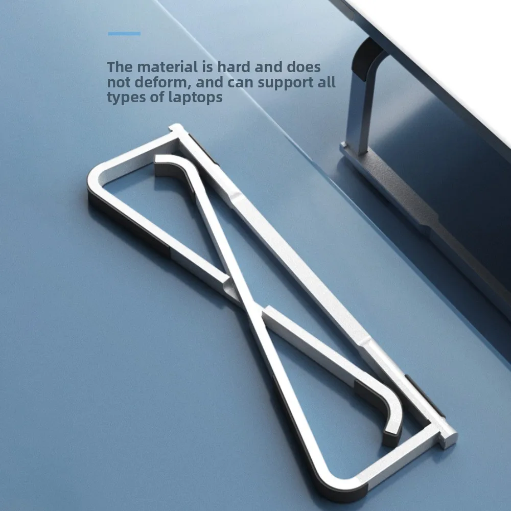 Foldable Laptop Folding Stand Heat Dissipation Lifting Laptop Holder Stand Aluminum Alloy Portable Laptop Cooling Bracket