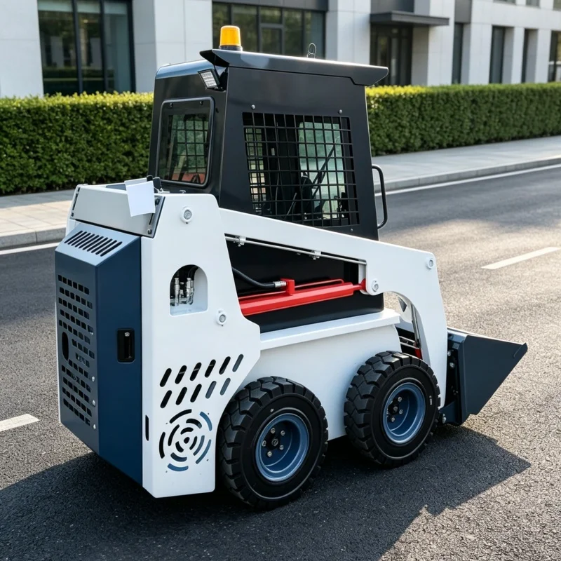 

Customized Earthwork Handling Skid Steer Loader, Ride-on Multi-functional Skid Steer Loader, Backfill & Transfer Equipment