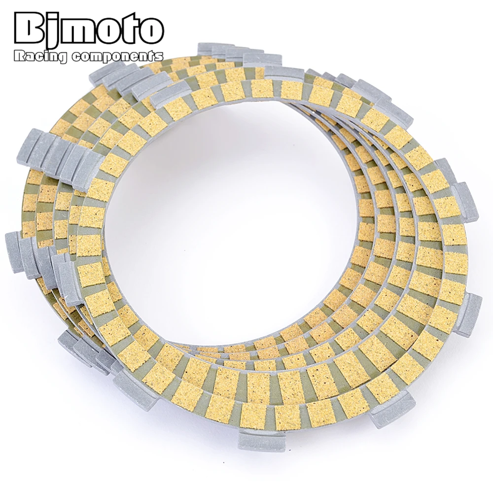 BW200 Clutch Friction Disc Plates For Yamaha AG200 1FE AG200E 3GX6 BW200 Big Wheel YD125 YD125S 537-16321-00 4 36X-16321-00 1