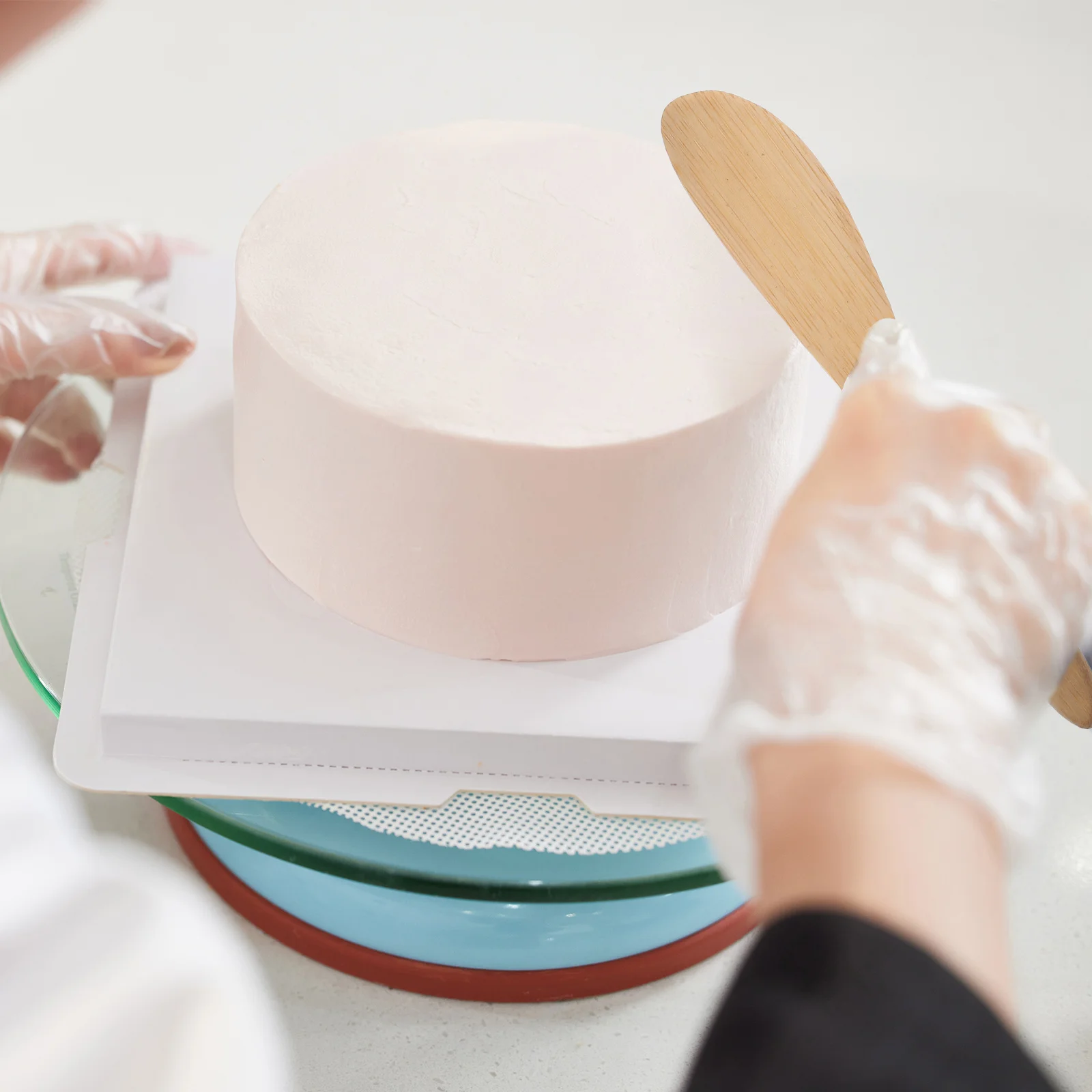 10 قطعة مادة قطع الزبدة الخيزران متعددة الوظائف مربى الجبن العسل مفرشة المطبخ أداة العزل الحراري مقاومة للاهتراء