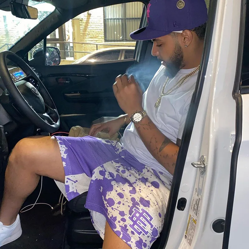 2025 에릭 엠만 남성 비치 보드 쇼츠 피트니스 트레이닝 운동 스포츠 반바지 여성 여름 짐 조깅 메쉬 캐주얼 반바지