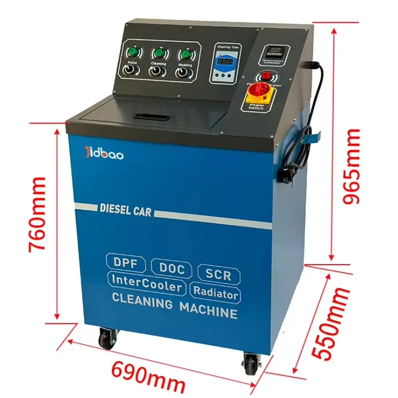 Diesel Engine DPF DOC SCR Cleaning Machine For Car & Truck, Intercooler Radiator Exhaust System Service Tool
