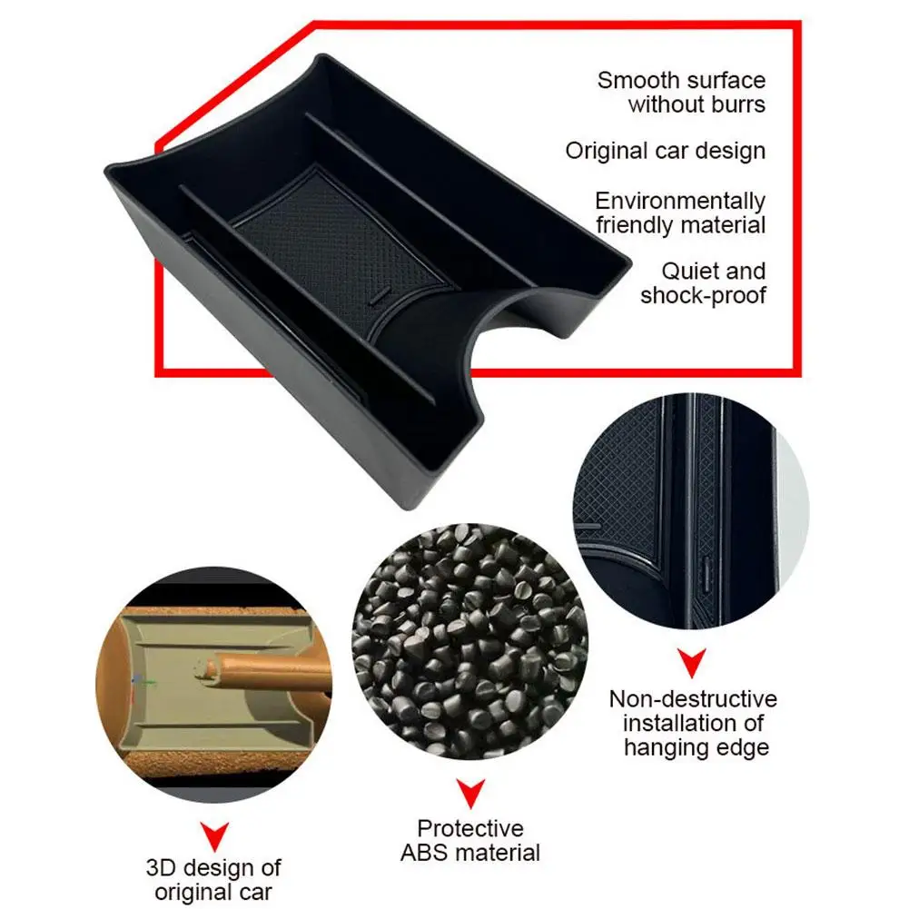 For VW Up / Seat Mii / Skoda Citigo 2013 2014 2015 2016 2017 2018 2019 2020 2021 Center Console Armrest Storage Box Accessories
