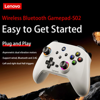 Lenovo S02 Wireless Bluetooth Gamepad Wired/BT/2.4G Tri-Mode Left and Right Dual Hall Triggers Support Switch/Pc/IOS Android/TV