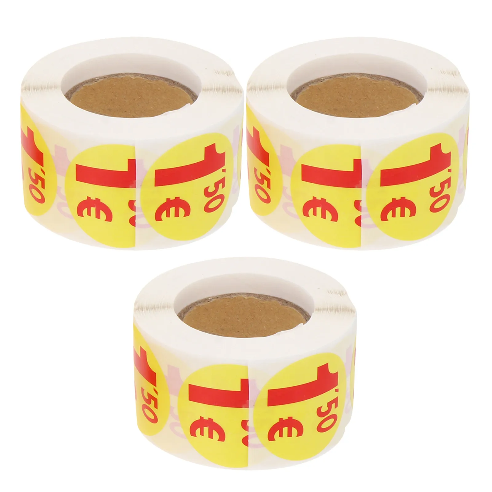 

1500 шт. маленьких круглых этикеток-ценников, самоклеящиеся, премиум-качества, пустые, для супермаркетов и маркировки продуктов питания