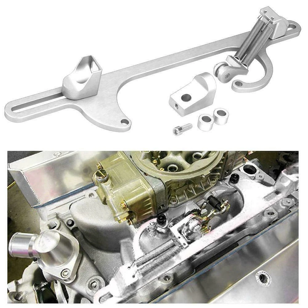 

Throttle Cable Bracket 4150 4160 Series Throttle Brackets Billet Aluminum Anodized Throttle Cable Bracket Adjustable